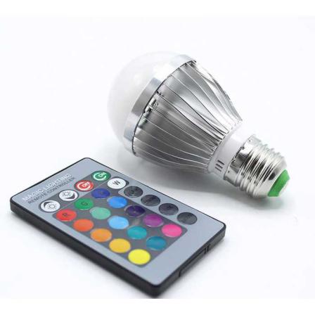 ویژگی عمده لامپ LED حبابی رنگی