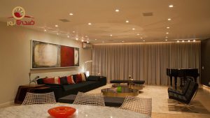 لامپ هالوژن سقفی لنزدار